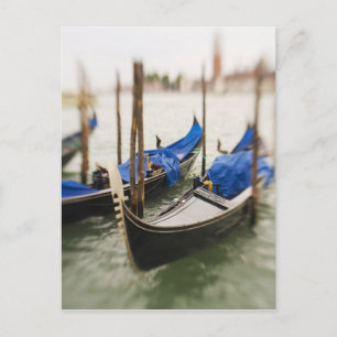 Carte Postale Italie, Venise, Mise au point sélective de la gond