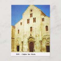 Italie vintage, Bari, église Saint-Nicolas