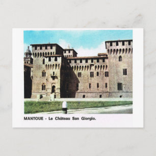 Carte Postale Italie vintage, Mantova, Château de St George