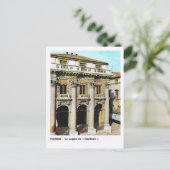 Carte Postale Italie vintage, Vicence, Loggia Capitanie (Debout devant)