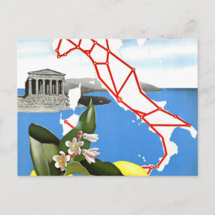 Carte Postale Italie Vintage voyage