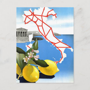 Carte Postale Italie Vintage voyage