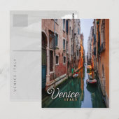 Carte Postale Italie Voyage de Venise (Devant / Derrière)