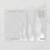 Carte Postale Italie Voyage de Venise (Dos)