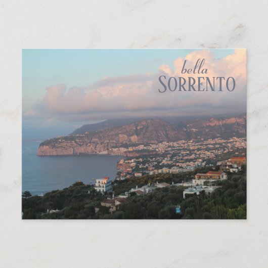 Carte postale italienne "Bella Sorrento" (Devant)