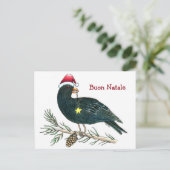 Carte postale italienne "Buon Natale " de Noël (Debout devant)
