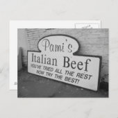 Carte postale italienne de boeuf de Pami (Devant / Derrière)