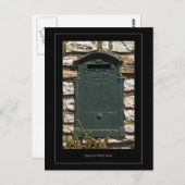 carte postale italienne de boîte de courrier (Devant / Derrière)