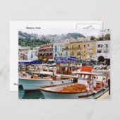 Carte Postale Italy, Boat terminus (Devant / Derrière)