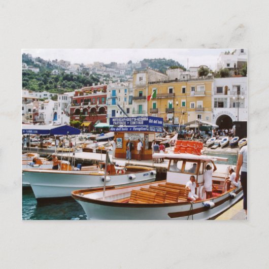 Carte Postale Italy, Boat terminus (Devant)