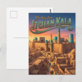 Carte Postale Itchan Kala Ouzbékistan (Devant / Derrière)