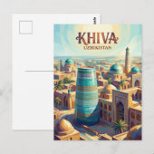 Carte Postale Itchan Kala Ouzbékistan (Devant / Derrière)