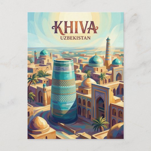 Carte Postale Itchan Kala Ouzbékistan (Devant)