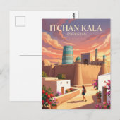Carte Postale Itchan Kala Ouzbékistan (Devant / Derrière)