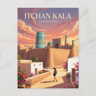 Carte Postale Itchan Kala Ouzbékistan