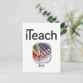 carte postale iteachART (Debout devant)