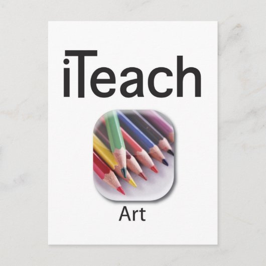carte postale iteachART (Devant)