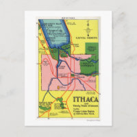 Ithaca et les points d'intérêt voisins