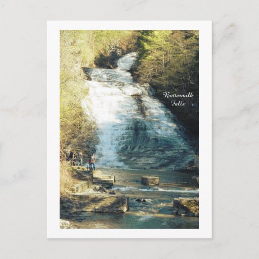 CARTE POSTALE ITHACA NEW YORK BUTTERMILK  FALLS  (Devant)