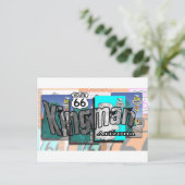 Carte Postale Itinéraire 66 de Kingman Arizona (Debout devant)