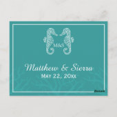 Carte Postale Itinéraire du calendrier de fin de semaine mariage (Dos)