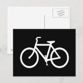 Carte Postale Itinéraire Vélo Blanc (Devant / Derrière)
