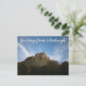 Carte Postale ITINÉRAIRES : Salutations d'Édimbourg ! (Debout devant)