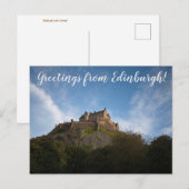 Carte Postale ITINÉRAIRES : Salutations d'Édimbourg ! (Devant / Derrière)