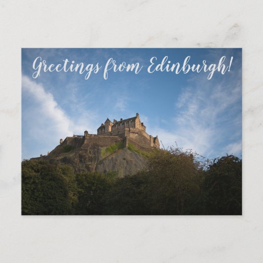 Carte Postale ITINÉRAIRES : Salutations d'Édimbourg ! (Devant)
