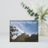 Carte Postale ITINÉRAIRES : Salutations d'Édimbourg ! (Debout devant)