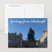 Carte Postale ITINÉRAIRES : Salutations d'Édimbourg ! (Devant / Derrière)