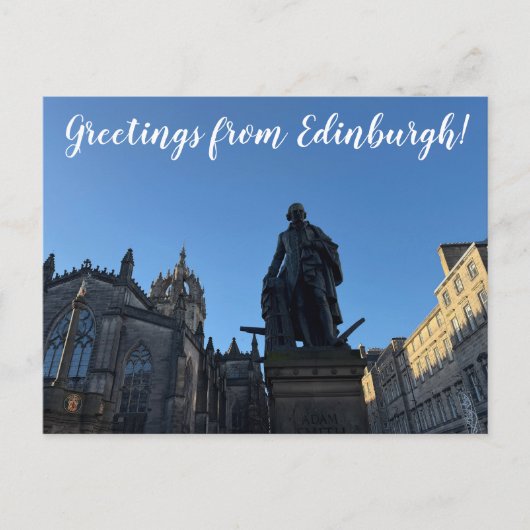 Carte Postale ITINÉRAIRES : Salutations d'Édimbourg ! (Devant)