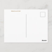 Carte Postale ITINÉRAIRES : Salutations d'Édimbourg ! (Dos)