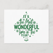 Carte Postale It's the Most Wonderful Time of the Year (Devant)