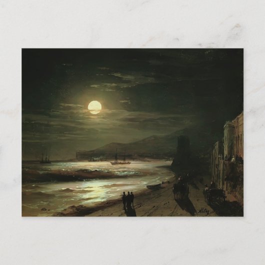 Carte Postale Ivan Aivazovsky - Nuit de la Lune (Devant)