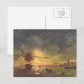 Carte Postale Ivan Aivazovsky- Odessa la nuit (Devant / Derrière)