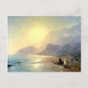 Carte Postale Ivan Aivazovsky- Pouchkine et la comtesse Raevskay