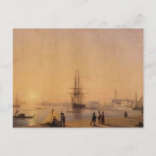 Carte Postale Ivan Aivazovsky - Venise (Devant)