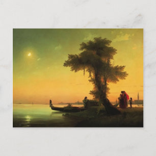 Carte Postale Ivan Aivazovsky- Vue sur la lagune de Venise
