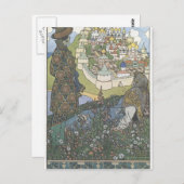 Carte Postale Ivan Bilibin : Illustration de l'histoire (Devant / Derrière)