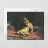 Carte Postale Ivan Le Terrible Et Son Fils (Devant / Derrière)