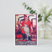 Carte Postale Ivan Malioutine 1920 Propagande russe Imprimer (Debout devant)