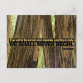 Carte Postale Ivan Turgenev Citation Inspirationnelle "Prêt" (Devant)