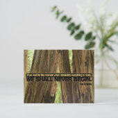 Carte Postale Ivan Turgenev Citation Inspirationnelle "Prêt" (Debout devant)