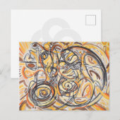 Carte Postale Ivoire et émail (Devant / Derrière)