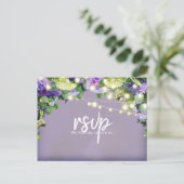 Carte Postale Ivoiriens et hydrangeas pourpres | Violet RSVP (Debout devant)