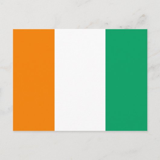 Carte Postale Ivory coast National World Flag (Devant)