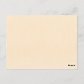 Carte Postale Ivory Shiny Elegant Sparkly Save the Date (Dos)