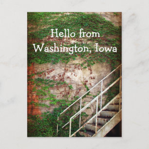 Carte Postale Ivy, Brick et Stairs