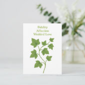 Carte Postale Ivy — Fidélité, affection, amour conjugal (Debout devant)